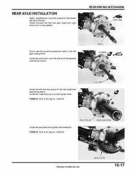 2000-2003 Honda TRX350 Rancher factory service manual, Page 283