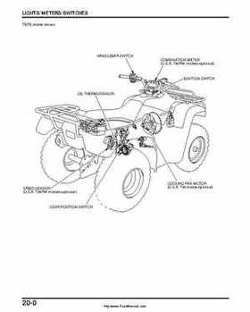 2000-2003 Honda TRX350 Rancher factory service manual, Page 312