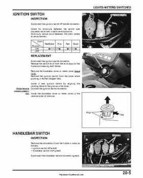 2000-2003 Honda TRX350 Rancher factory service manual, Page 317