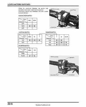 2000-2003 Honda TRX350 Rancher factory service manual, Page 318