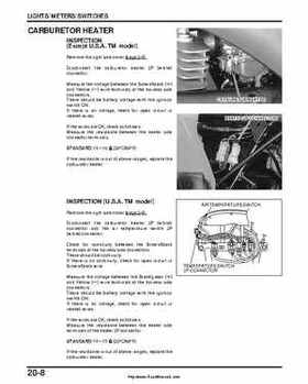 2000-2003 Honda TRX350 Rancher factory service manual, Page 320