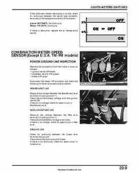 2000-2003 Honda TRX350 Rancher factory service manual, Page 321