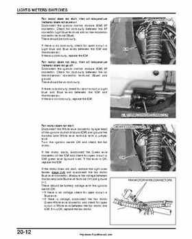 2000-2003 Honda TRX350 Rancher factory service manual, Page 324