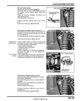 2000-2003 Honda TRX350 Rancher factory service manual, Page 325