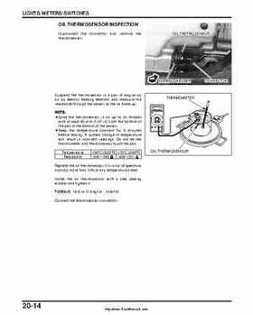 2000-2003 Honda TRX350 Rancher factory service manual, Page 326