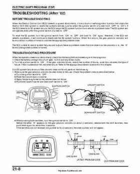 2000-2003 Honda TRX350 Rancher factory service manual, Page 336