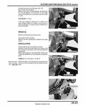 2000-2003 Honda TRX350 Rancher factory service manual, Page 349