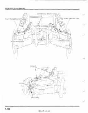 2001-2003 Honda TRX500FA Factory Service Manual, Page 34