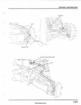 2001-2003 Honda TRX500FA Factory Service Manual, Page 35