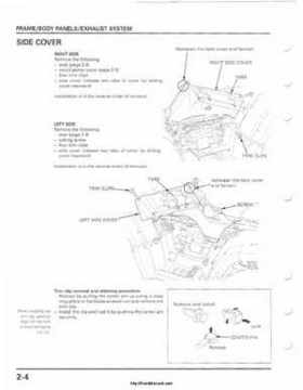 2001-2003 Honda TRX500FA Factory Service Manual, Page 42