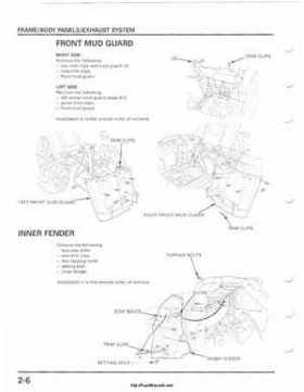 2001-2003 Honda TRX500FA Factory Service Manual, Page 44