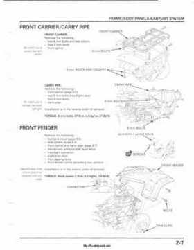 2001-2003 Honda TRX500FA Factory Service Manual, Page 45