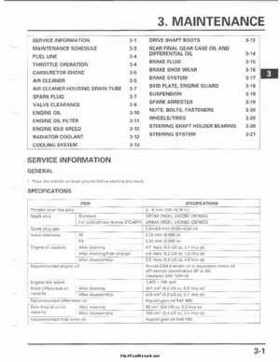 2001-2003 Honda TRX500FA Factory Service Manual, Page 51