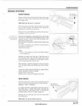 2001-2003 Honda TRX500FA Factory Service Manual, Page 67