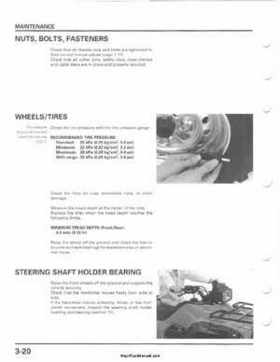 2001-2003 Honda TRX500FA Factory Service Manual, Page 70