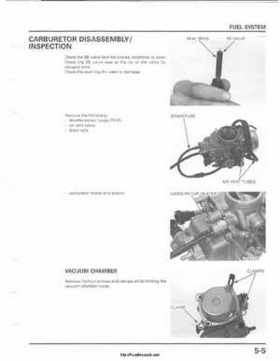 2001-2003 Honda TRX500FA Factory Service Manual, Page 91