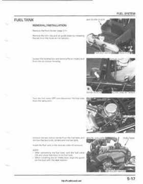 2001-2003 Honda TRX500FA Factory Service Manual, Page 103