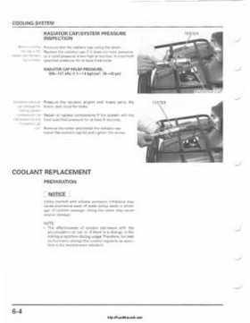 2001-2003 Honda TRX500FA Factory Service Manual, Page 110