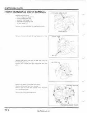 2001-2003 Honda TRX500FA Factory Service Manual, Page 160