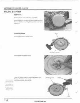 2001-2003 Honda TRX500FA Factory Service Manual, Page 172