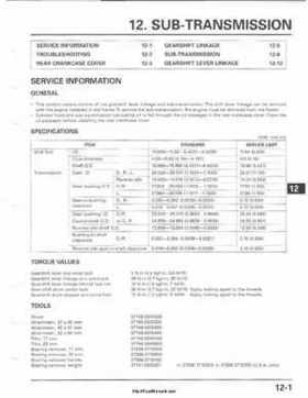 2001-2003 Honda TRX500FA Factory Service Manual, Page 183