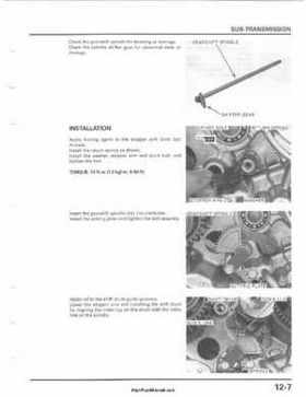 2001-2003 Honda TRX500FA Factory Service Manual, Page 189