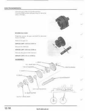 2001-2003 Honda TRX500FA Factory Service Manual, Page 192