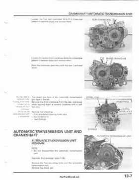 2001-2003 Honda TRX500FA Factory Service Manual, Page 205