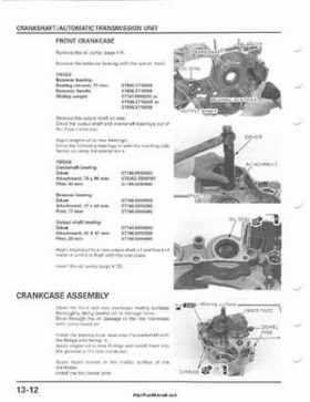2001-2003 Honda TRX500FA Factory Service Manual, Page 210