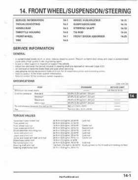 2001-2003 Honda TRX500FA Factory Service Manual, Page 215