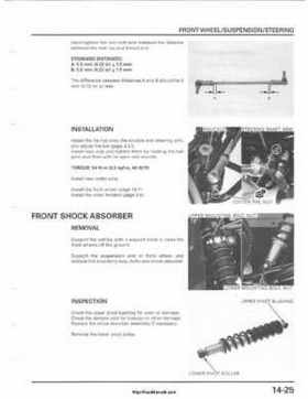 2001-2003 Honda TRX500FA Factory Service Manual, Page 239