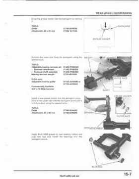 2001-2003 Honda TRX500FA Factory Service Manual, Page 249