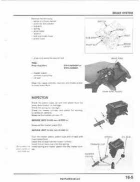 2001-2003 Honda TRX500FA Factory Service Manual, Page 257