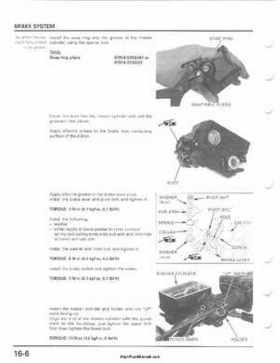 2001-2003 Honda TRX500FA Factory Service Manual, Page 258