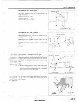 2001-2003 Honda TRX500FA Factory Service Manual, Page 261