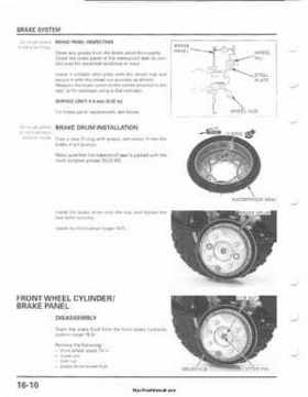 2001-2003 Honda TRX500FA Factory Service Manual, Page 262
