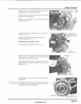2001-2003 Honda TRX500FA Factory Service Manual, Page 269