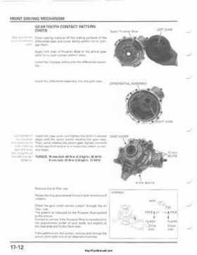 2001-2003 Honda TRX500FA Factory Service Manual, Page 284
