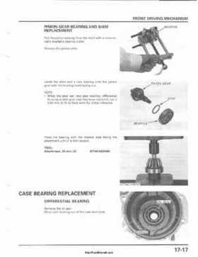 2001-2003 Honda TRX500FA Factory Service Manual, Page 289