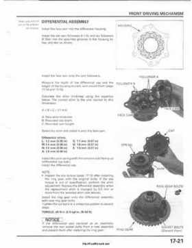 2001-2003 Honda TRX500FA Factory Service Manual, Page 293
