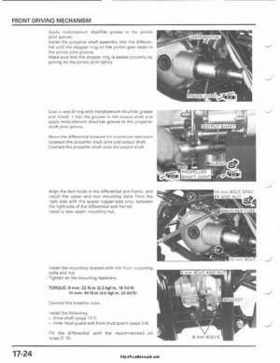 2001-2003 Honda TRX500FA Factory Service Manual, Page 296