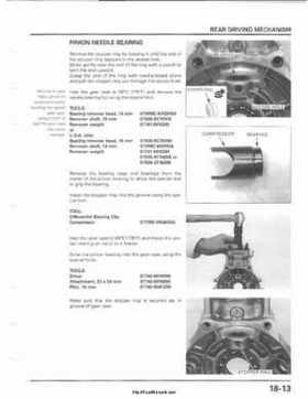 2001-2003 Honda TRX500FA Factory Service Manual, Page 311