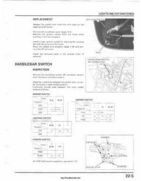 2001-2003 Honda TRX500FA Factory Service Manual, Page 351