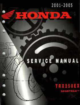 2001-2005 Honda TRX250EX Sportrax TRX250EX Factory Service Manual, Page 1