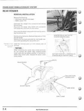2001-2005 Honda TRX250EX Sportrax TRX250EX Factory Service Manual, Page 30