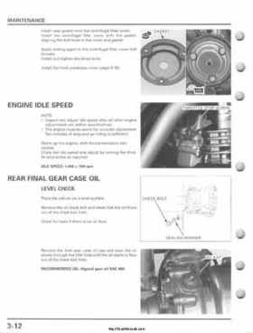 2001-2005 Honda TRX250EX Sportrax TRX250EX Factory Service Manual, Page 48