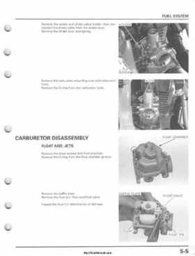 2001-2005 Honda TRX250EX Sportrax TRX250EX Factory Service Manual, Page 69