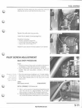 2001-2005 Honda TRX250EX Sportrax TRX250EX Factory Service Manual, Page 75