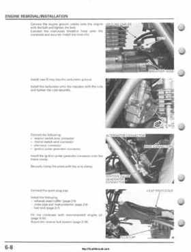 2001-2005 Honda TRX250EX Sportrax TRX250EX Factory Service Manual, Page 86
