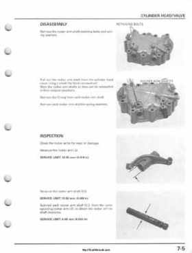 2001-2005 Honda TRX250EX Sportrax TRX250EX Factory Service Manual, Page 93